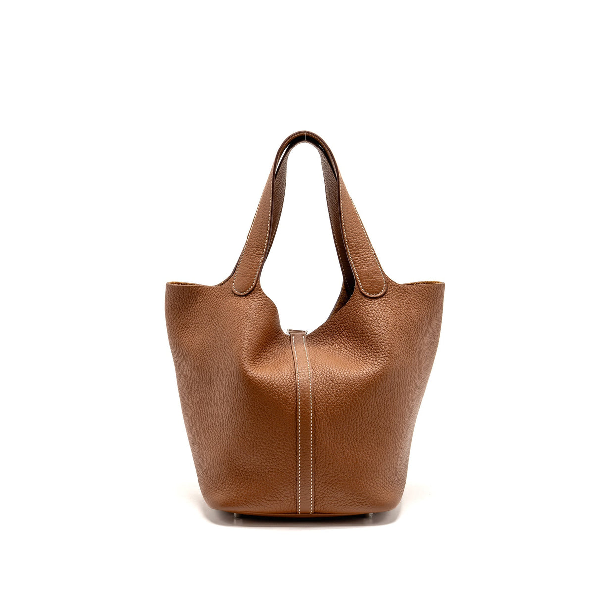 Hermes picotin 22 lock bag clemence gold SHW