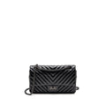 CHANEL SMALL 2.55 REISSUE DOUBLE FLAP BAG CHEVRON AGED CALFSKIN SO BLACK
