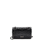 CHANEL SMALL 2.55 REISSUE DOUBLE FLAP BAG CHEVRON AGED CALFSKIN SO BLACK