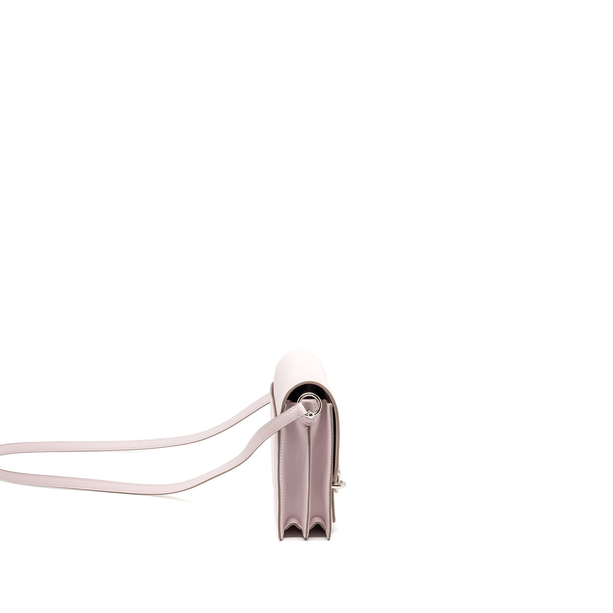 Hermes Mini Roulis Evercolor Mauve Pale SHW