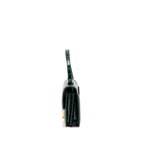 Hermes mini constance shiny alligator mississippiensis vert fonce GHW