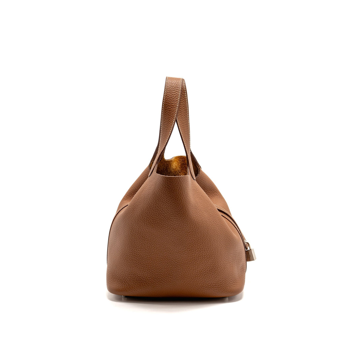 Hermes picotin 22 lock bag clemence gold SHW