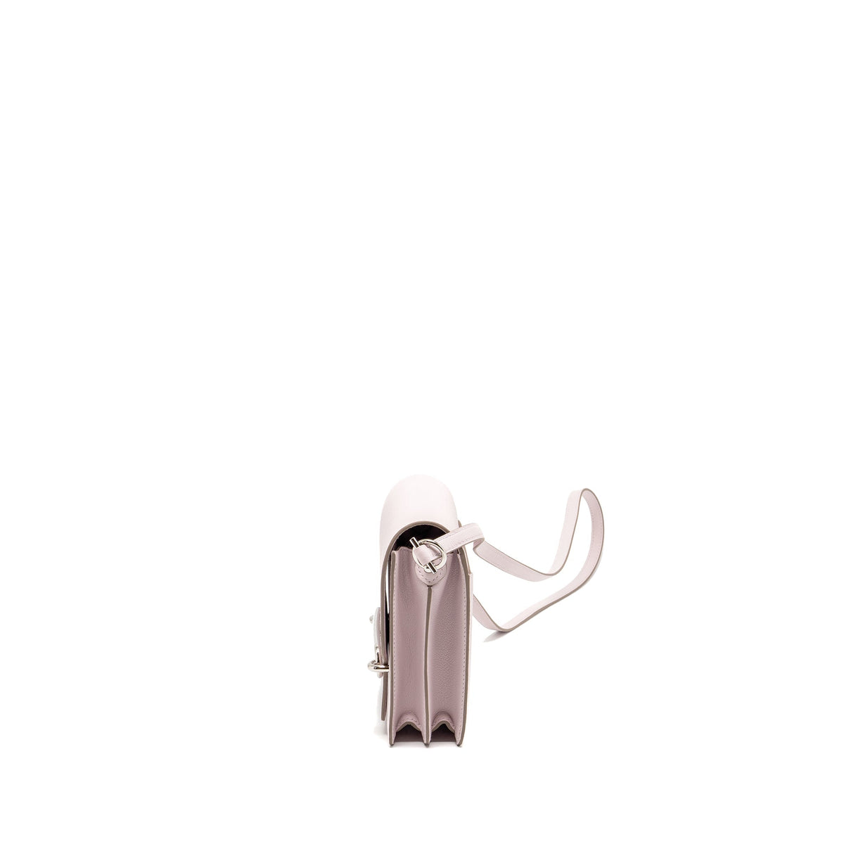 Hermes Mini Roulis Evercolor Mauve Pale SHW