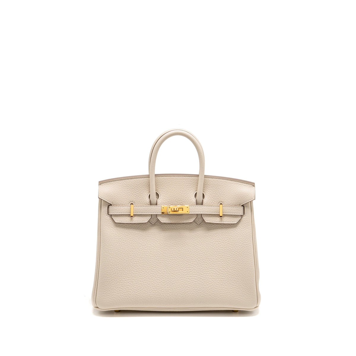 Hermes Birkin 25 togo craie GHW