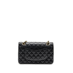 CHANEL MEDIUM CLASSIC DOUBLE FLAP BAG CAVIAR BLACK GHW