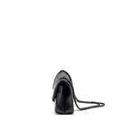 CHANEL SMALL 2.55 REISSUE DOUBLE FLAP BAG CHEVRON AGED CALFSKIN SO BLACK