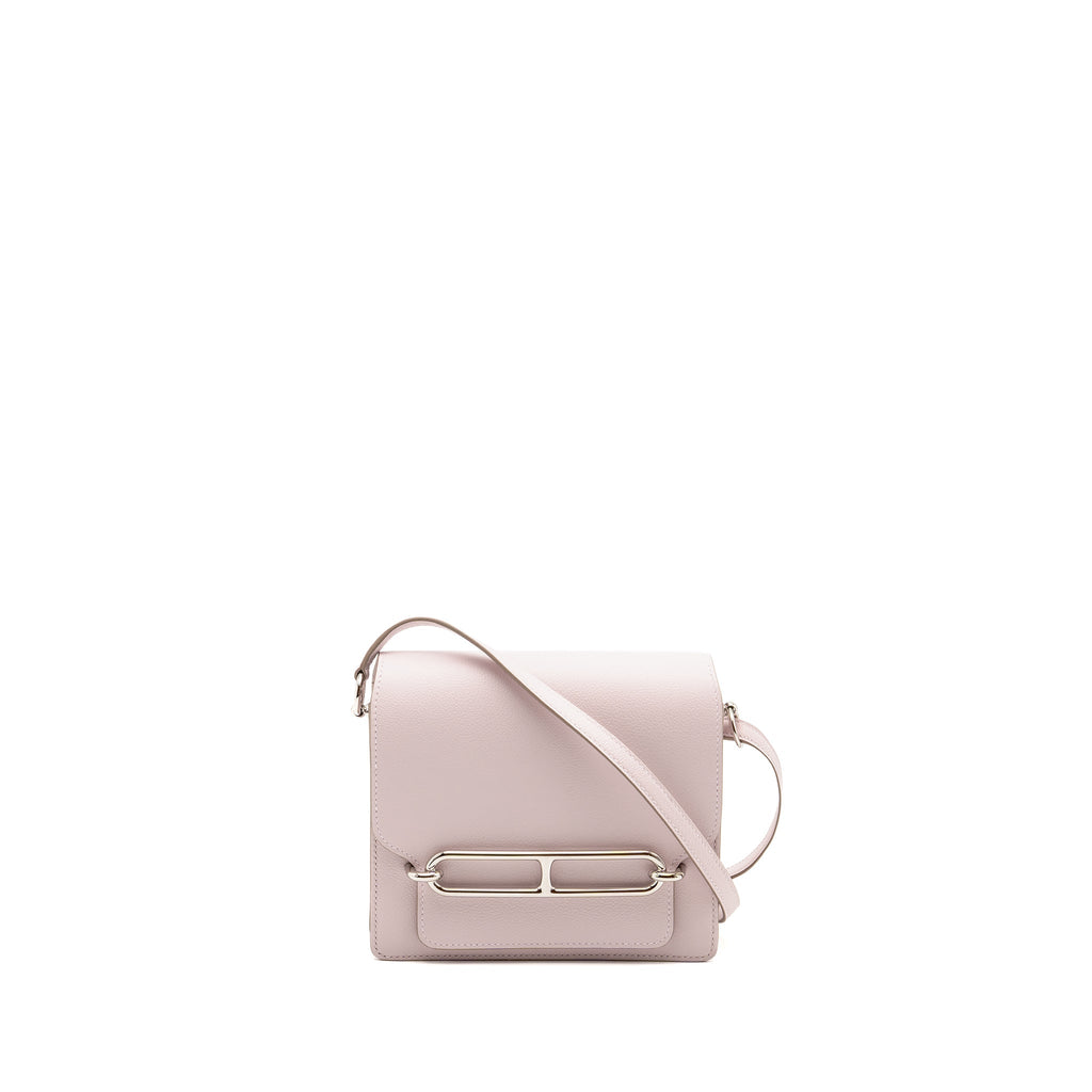 Hermes Mini Roulis Evercolor Mauve Pale SHW