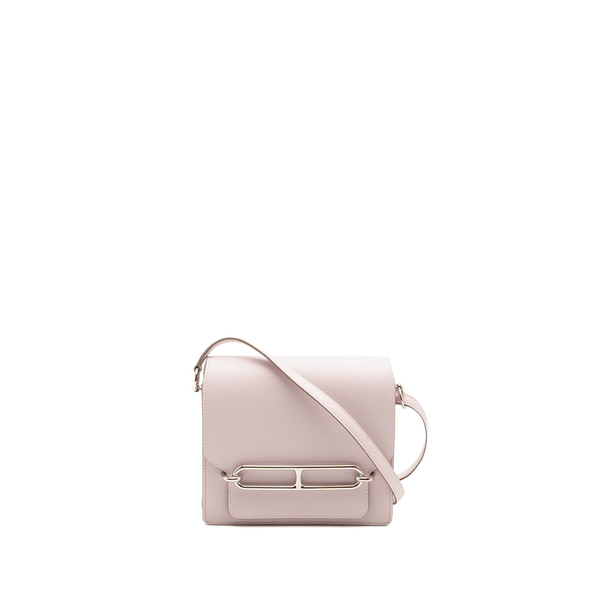 Hermes Mini Roulis Evercolor Mauve Pale SHW