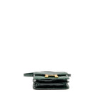HERMES MINI CONSTANCE SHINY ALLIGATOR MISSISSIPPIENSIS VERT FONCE GHW