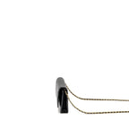 CHANEL CLASSIC WALLET ON CHAIN CAVIAR BLACK GHW(MICROCHIP)