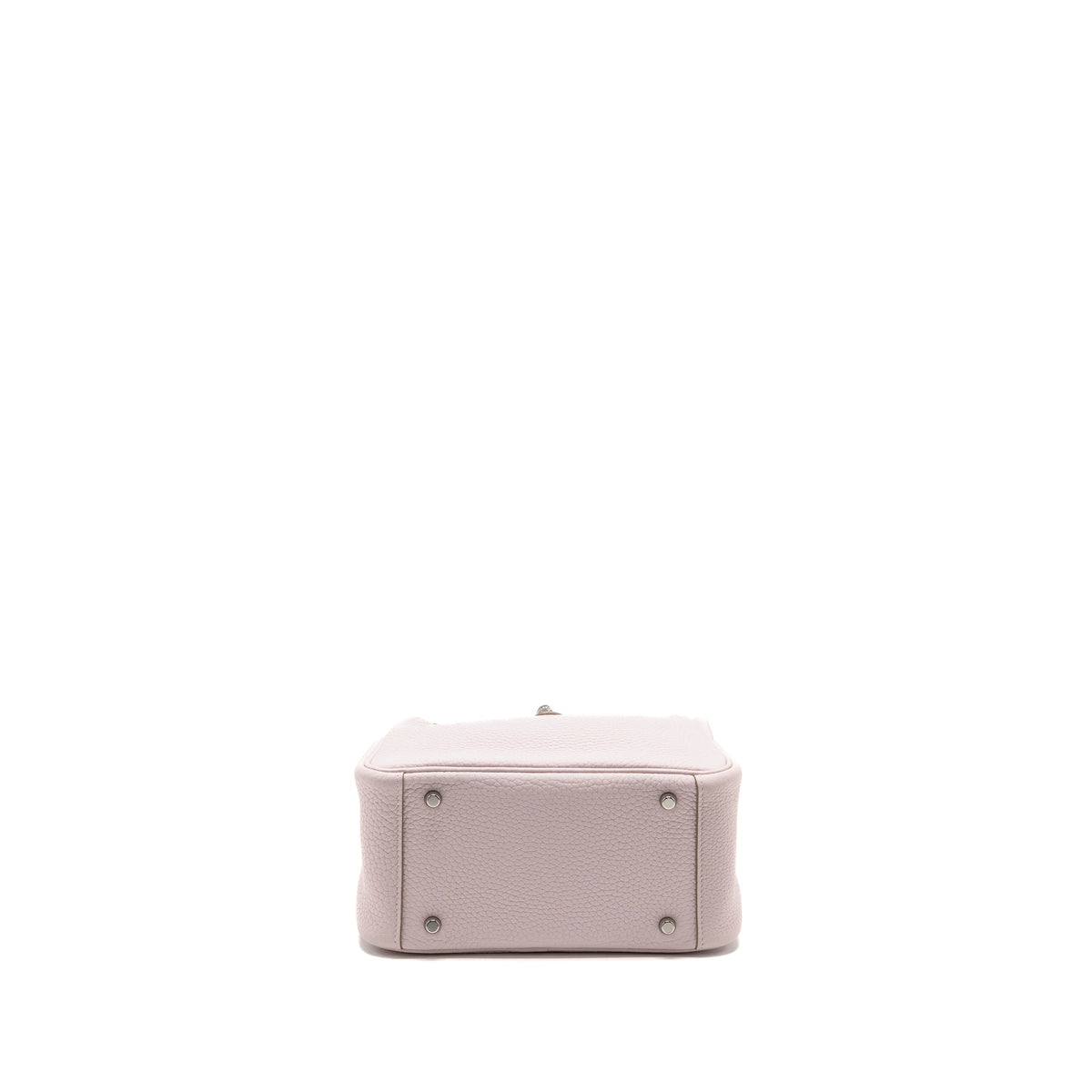Hermes Mini Lindy clemence Mauve Pale SHW