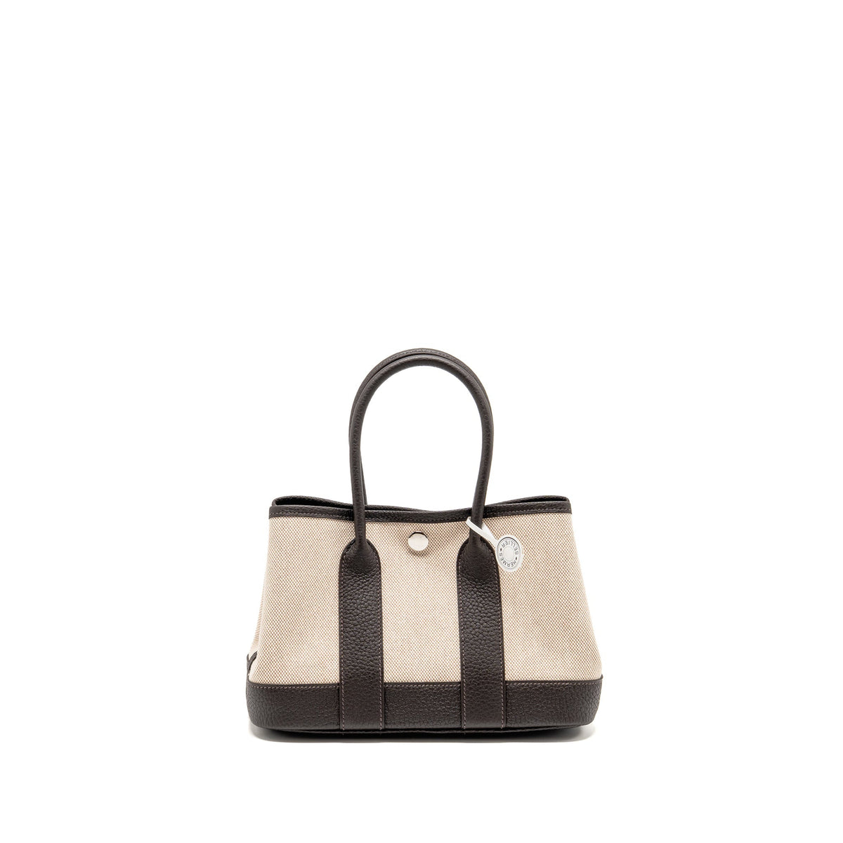 Hermes Neo Garden Party 23 Canvas/Negonda Ecru-Beige/Bai-Brun SHW