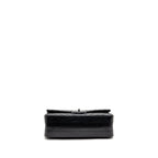 CHANEL SMALL 2.55 REISSUE DOUBLE FLAP BAG CHEVRON AGED CALFSKIN SO BLACK
