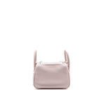 Hermes Mini Lindy clemence Mauve Pale SHW
