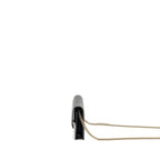 GUCCI INTERLOCKING CHAIN WALLET CALFSKIN BLACK GHW