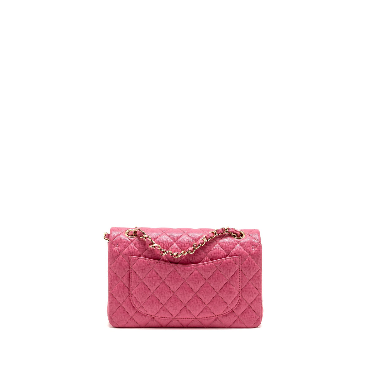 Chanel Small Classic Double Flap Bag Caviar Hot Pink LGHW