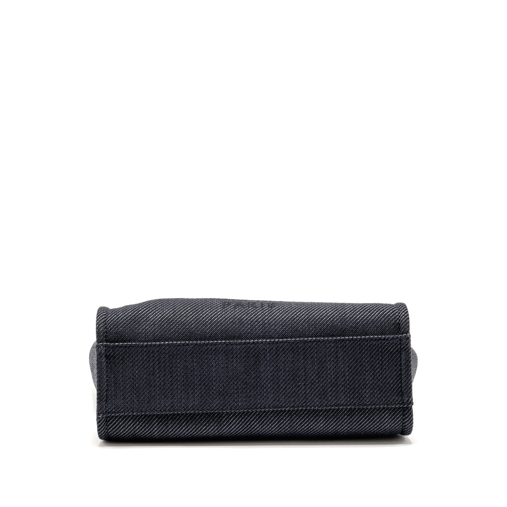 Chanel Deauville tote fabric black LGHW