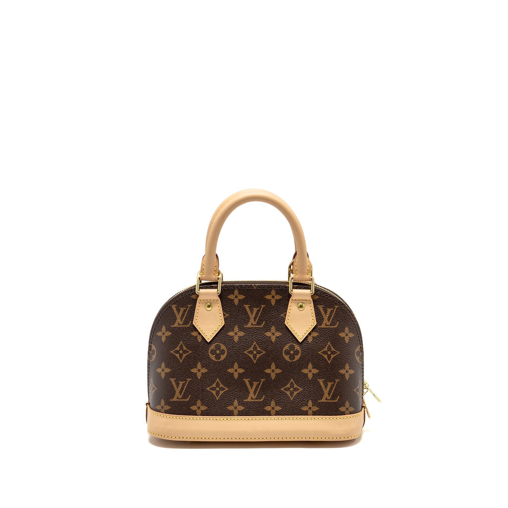 LOUIS VUITTON ALMA BB MONOGRAM CANVAS GHW