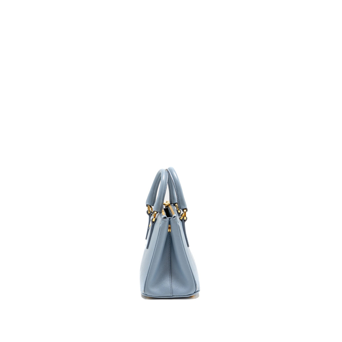 Prada Galleria Saffiano Mini Tote Bag leather light blue GHW