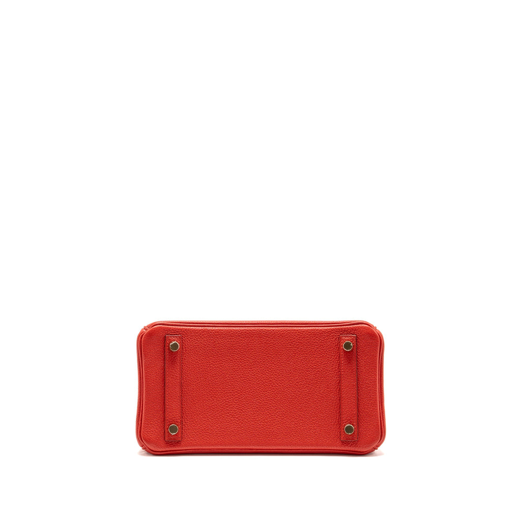 Hermes Birkin 25 togo rouge de Coeur GHW
