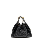 CHANEL SMALL 25 BAG CAVIAR BLACK GHW (MICROCHIP)
