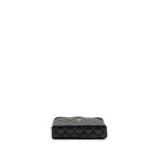 CHANEL 25P CC TOP HANDLE VANITY BAG CAVIAR BLACK LGHW (MICROCHIP)