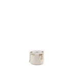 CHANEL CC LOGO CHAINS WITH CHARM VANITY CALFSKIN WHITE LGHW