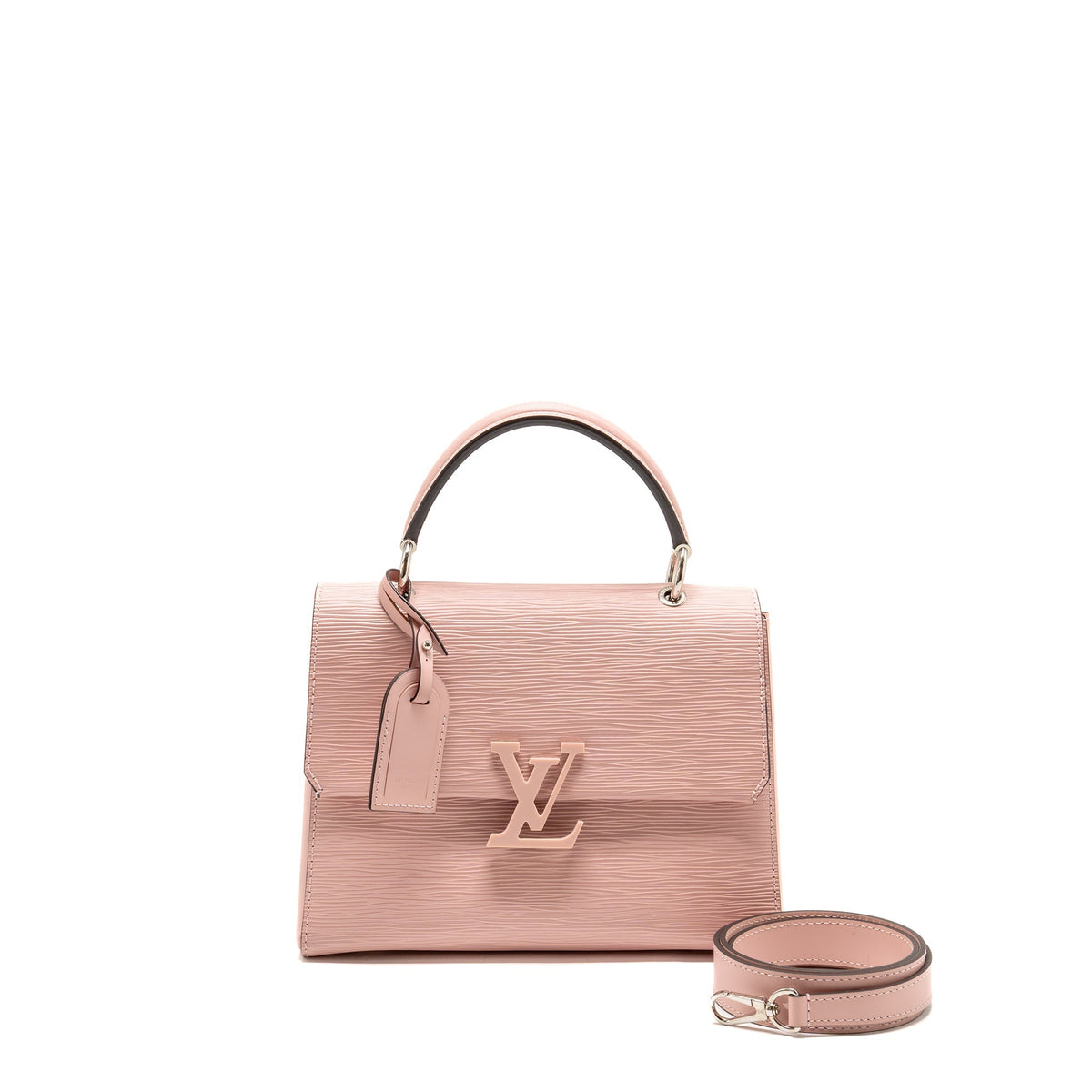 Louis Vuitton Grenelle PM bag EPI leather Rose Ballerine SHW