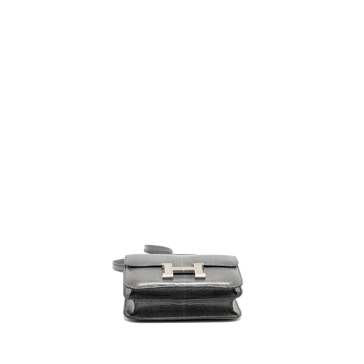 Hermes Mini Constance Lizard Niloticus Ardoise SHW