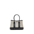 Hermes Neo Garden Party 23 Canvas/Negonda Ecru-Noir/Noir SHW