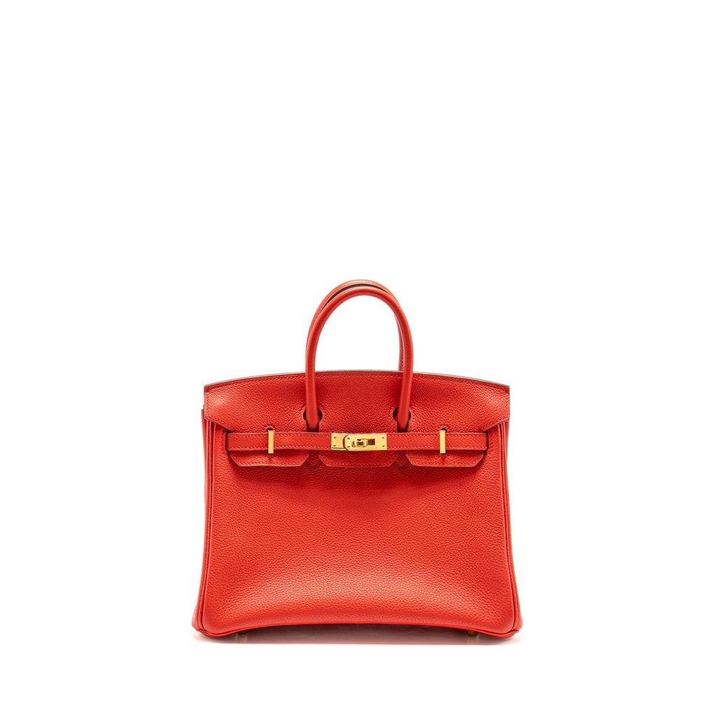 Hermes Birkin 25 togo rouge de Coeur GHW