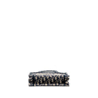 DIOR MINI BOOK TOTE OBLIQUE EMBROIDERY BLUE