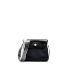 Hermes Mini Herbag Canvas/Hunter Leather Black SHW