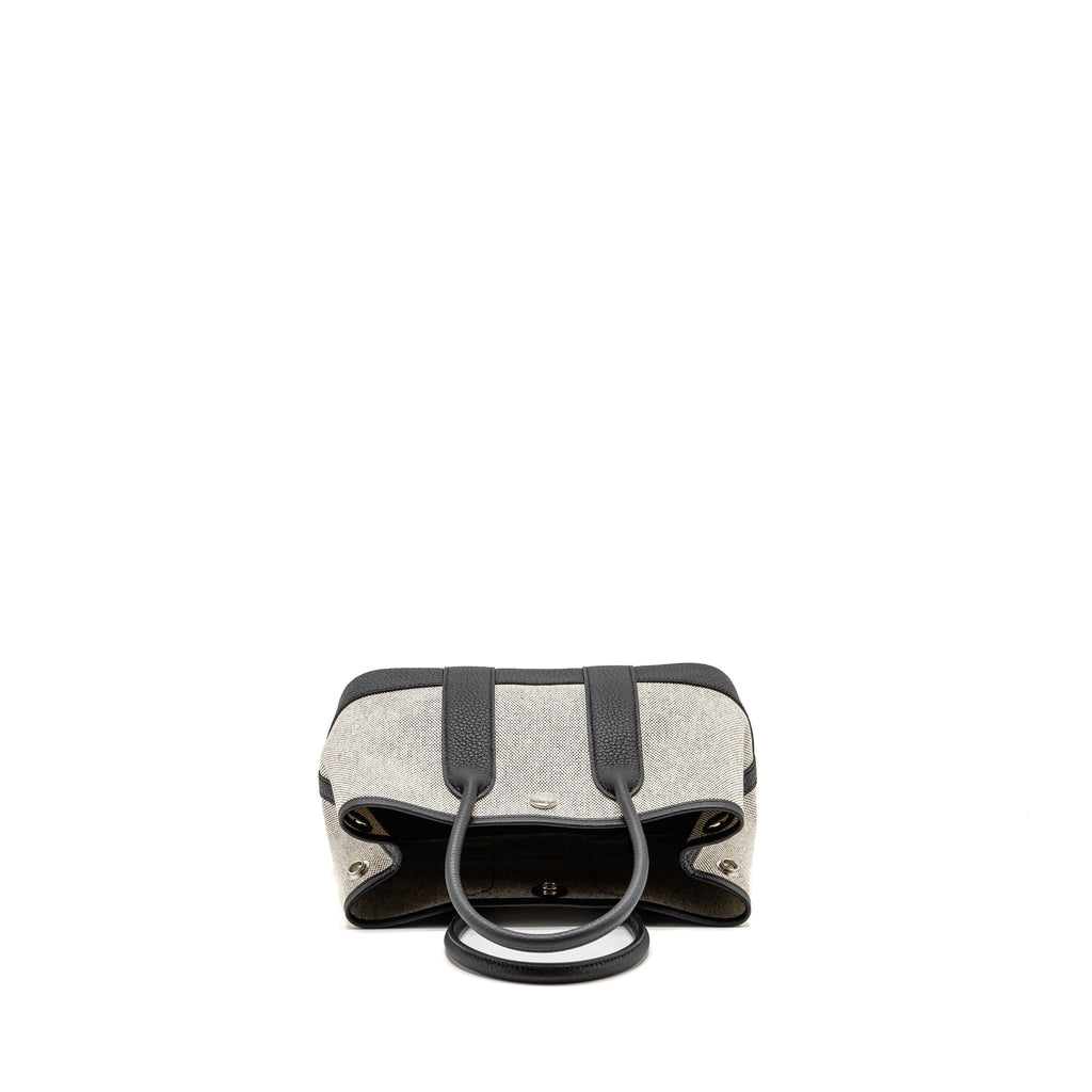 Hermes Neo Garden Party 23 Canvas/Negonda Ecru-Noir/Noir SHW