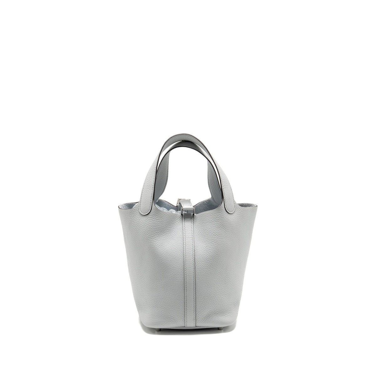 HERMES PICOTIN 18 LOCK BAG CLEMENCE BLEU PALE SHW