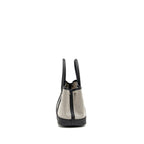 Hermes Neo Garden Party 23 Canvas/Negonda Ecru-Noir/Noir SHW
