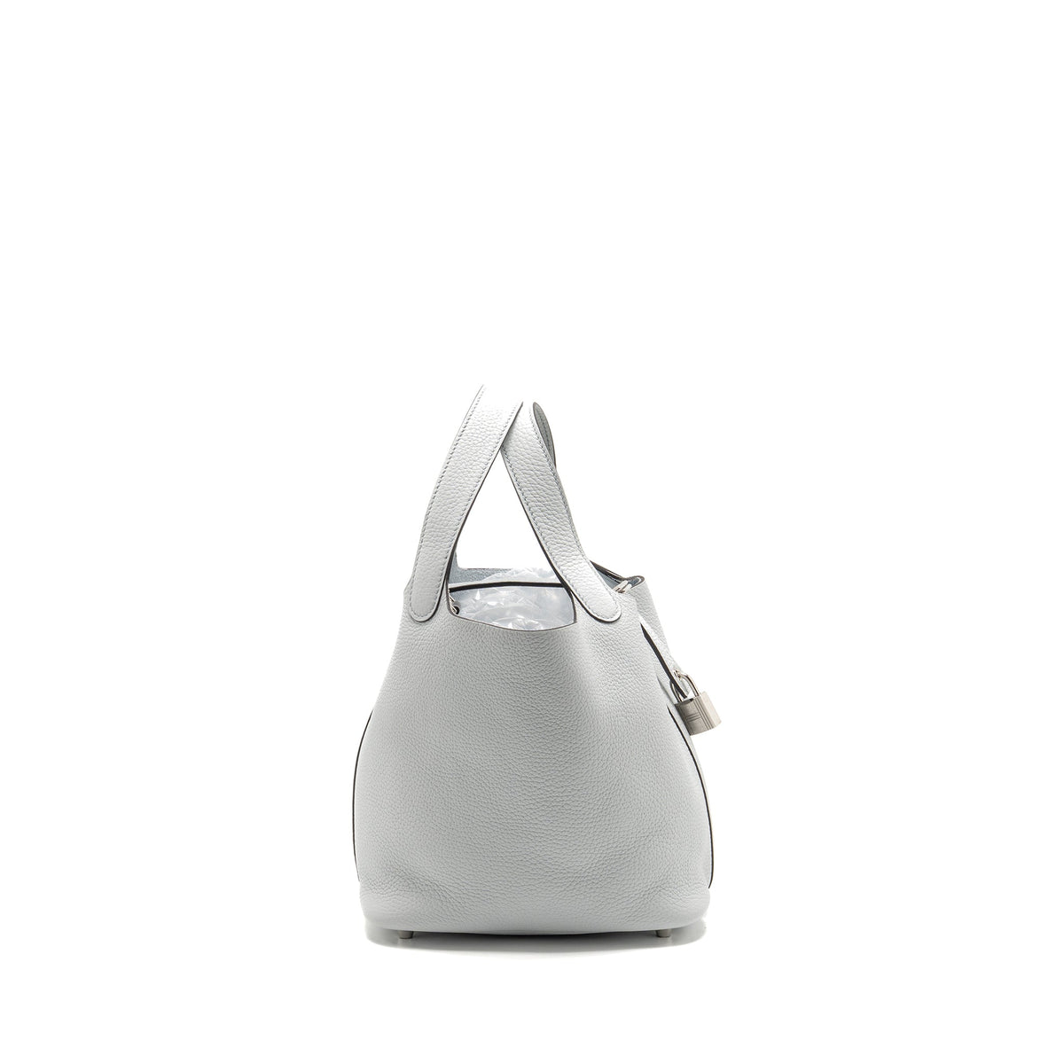 HERMES PICOTIN 18 LOCK BAG CLEMENCE BLEU PALE SHW