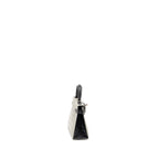 Hermes Mini Kelly II Alligator Mississippiensis Matt Gris Perle / black SHW