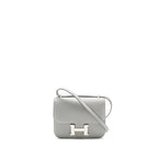 Hermes Mini Constance Epsom 8U Bleu Glacier SHW