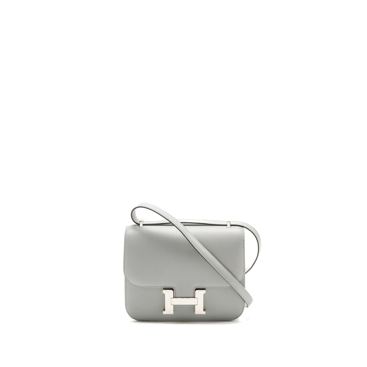 Hermes Mini Constance Epsom 8U Bleu Glacier SHW