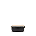 CHANEL SMALL GABRIELLE HOBO BAG AGED CALFSKIN BEIGE/BLACK MULTICOLOURED HARDWARE