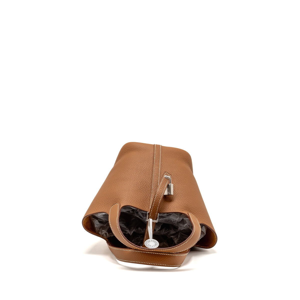 Hermes Picotin 18 Lock Bag Clemence Gold SHW
