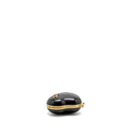 Saint Laurent/YSL Boite Love Clutch with Chain Leather Black GHW