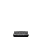 CHANEL CLASSIC WALLET ON CHAIN CAVIAR BLACK SHW (MICROCHIP)