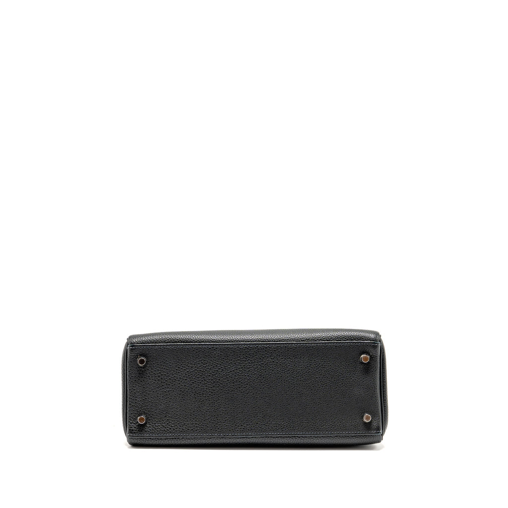 Hermes Kelly 28 Togo Graphite SHW