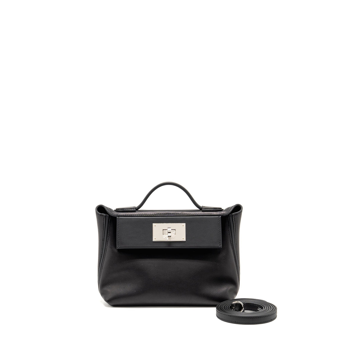 HERMES MINI 2424 24/24-21 BAG SWIFT BLACK SHW