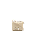 Hermes Mini Constance epsom craie SHW