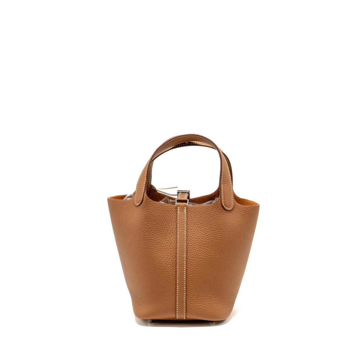 Hermes Picotin 18 Lock Bag Clemence Gold SHW
