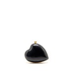 Saint Laurent/YSL Boite Love Clutch with Chain Leather Black GHW