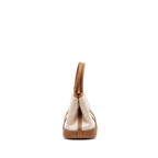 HERMES NEO GARDEN PARTY 23 CANVAS/NEGONDA ECRU-BEIGE/GOLD SHW